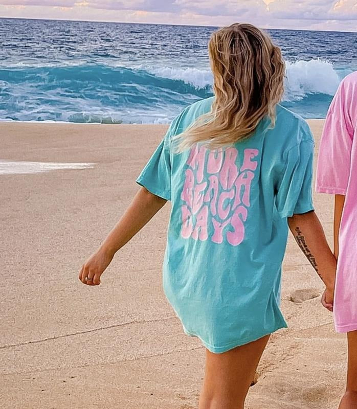 More beach days shirt, Coastal cowgirl aesthetic, cowgirl beach days, beach oversized t-shirt Comfort Cotton Hoodie,...