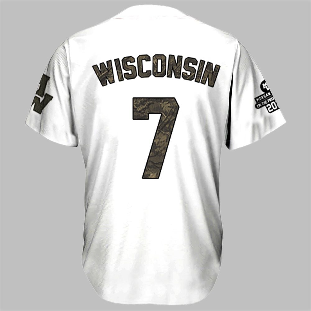 Morgan I'm The Problem Wisconsin Badgers Jersey - Grishko.com T-Shirts, Hoodie, Sweatshirt | WearSparks.com (Image 3)