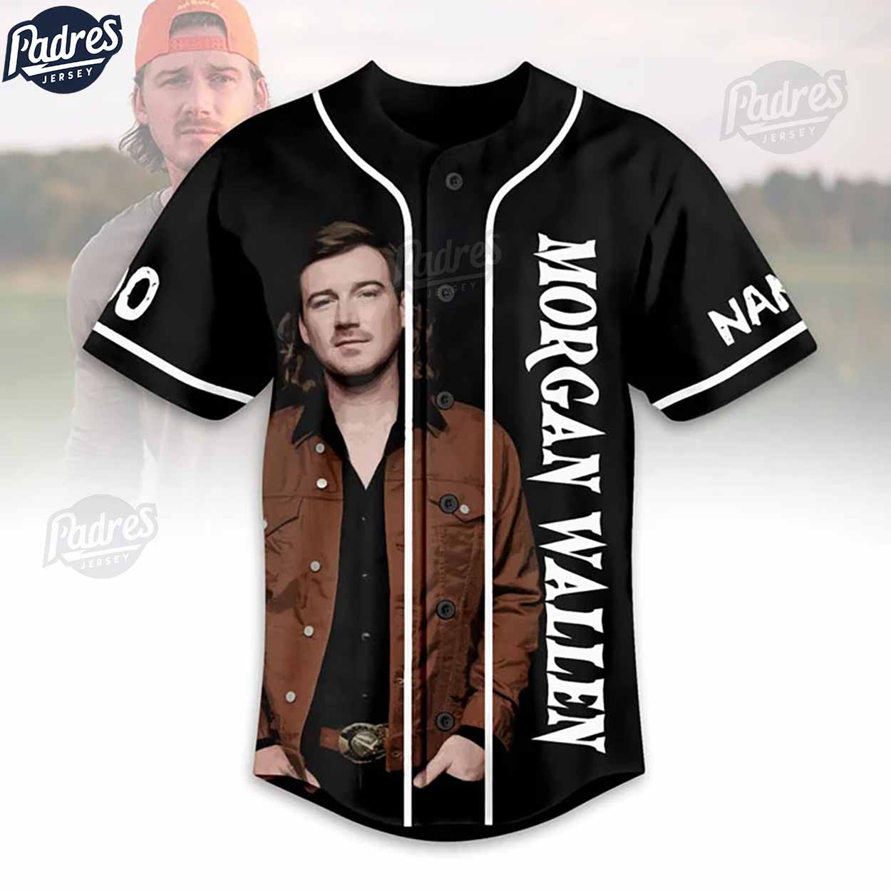Morgan Wallen Back Home Custom Baseball Jersey - Padres Jersey Oasis: Elevate Your Baseball Style Game... (Image 2)
