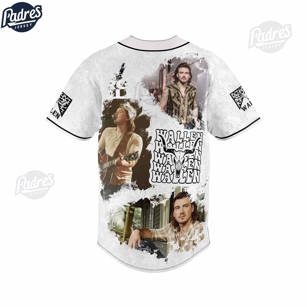Morgan Wallen Last Night We Let The Liquor Custom Baseball Jersey - Padres Jersey Oasis: Elevate Your Baseball... (Image 2)