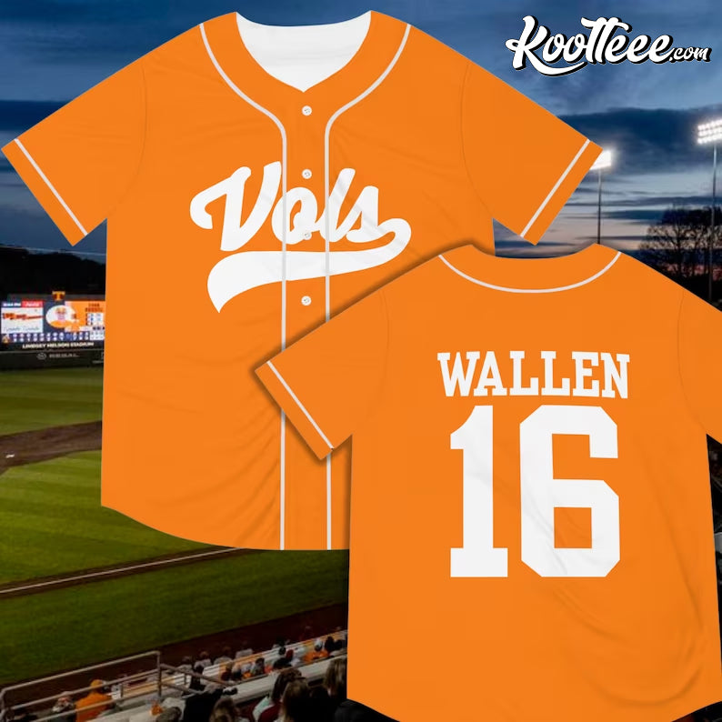 Morgan Wallen Tennessee Vols Baseball Jersey