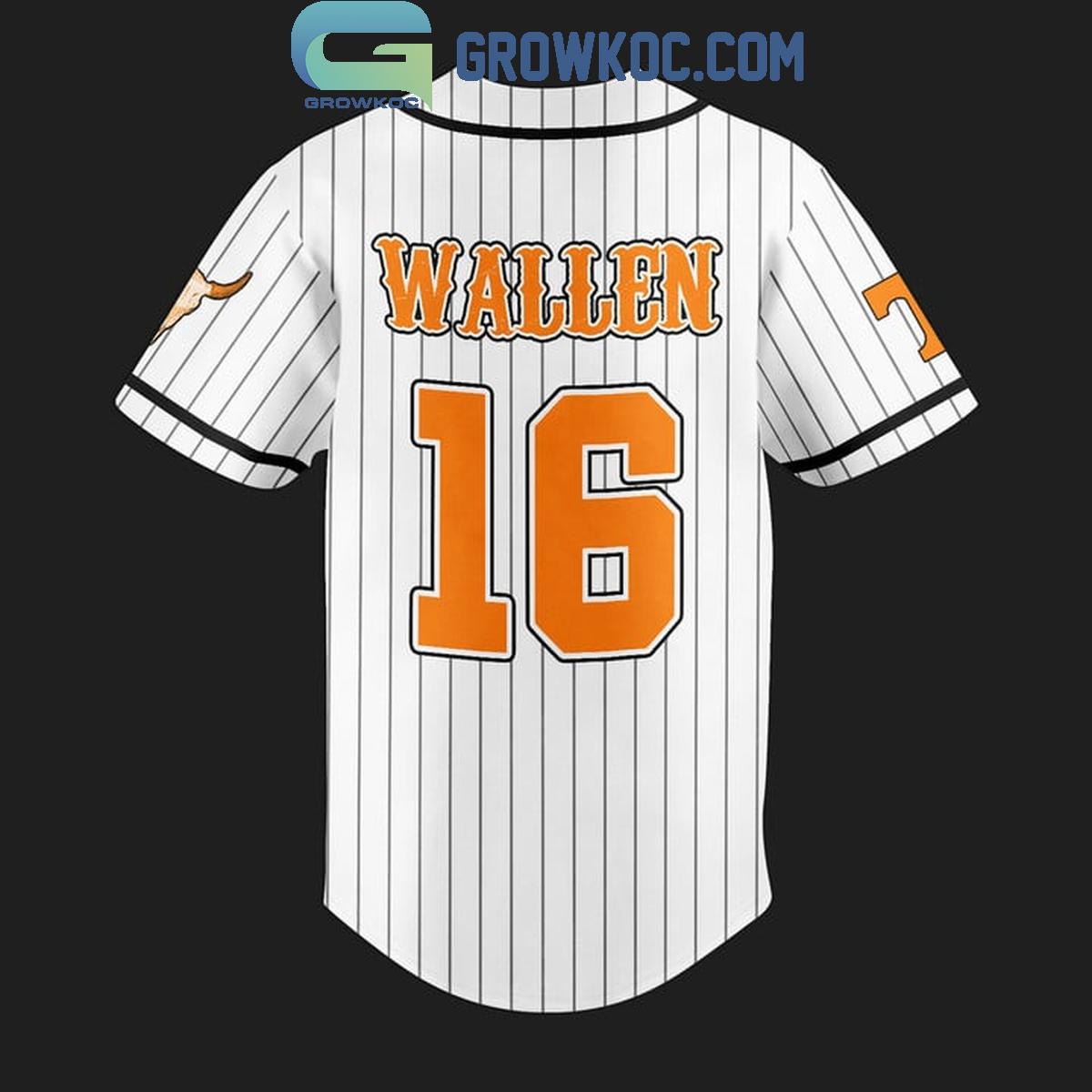 Morgan Wallen Tennessee Volunteers Fan Personalized Baseball Jersey