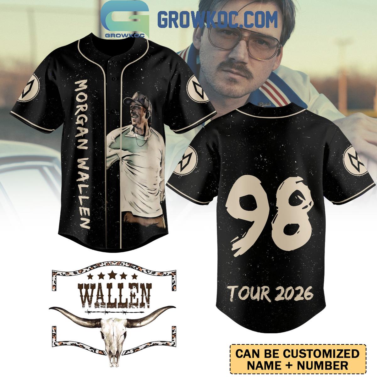 Morgan Wallen Tour 2026 Baseball Jersey