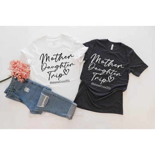 Mother Daughter Trip Shirt, Motherhood T-Shirt, Mothers Day Gift, Mother Daughter Tshirt, Christmas Gift Shirt Hoodie,...