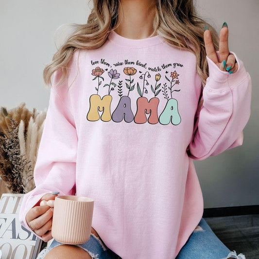 Mother's Day Crewneck, Mom Flower Garden Gift, Gift for Mom T-Shirts, Hoodie, Sweatshirt | WearSparks.com