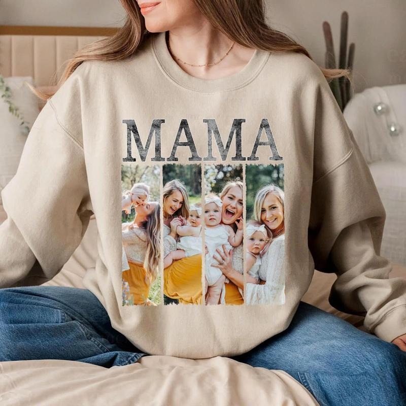 Mother's Day Customize Photo T-Shirt, Mother and Daughter Custom Shirt, Personalized Mom Photo Shirt, Mothe's Day Shirt...