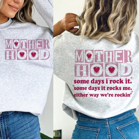 Motherhood some day I rock it , motherhood shirt,  Mother Days shirt Hoodie, Sweatshirt | WearSparks.com