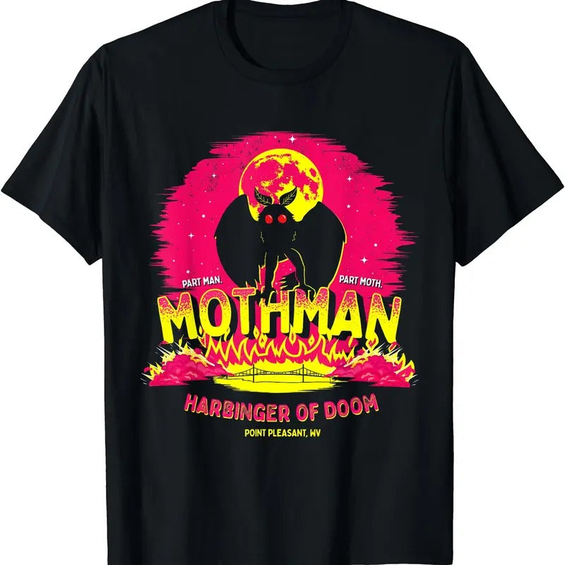 Mothman - Funny Cute Cryptid Creature Short Sleeve T-Shirt Hoodie, Sweatshirt | WearSparks.com