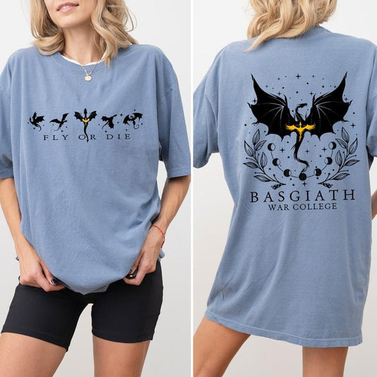 Motivational Flying Dragon Comfort Colors Shirt, Bookish Unisex Tee, Fantasy Reader Clothing, Gifts For Book Lovers...