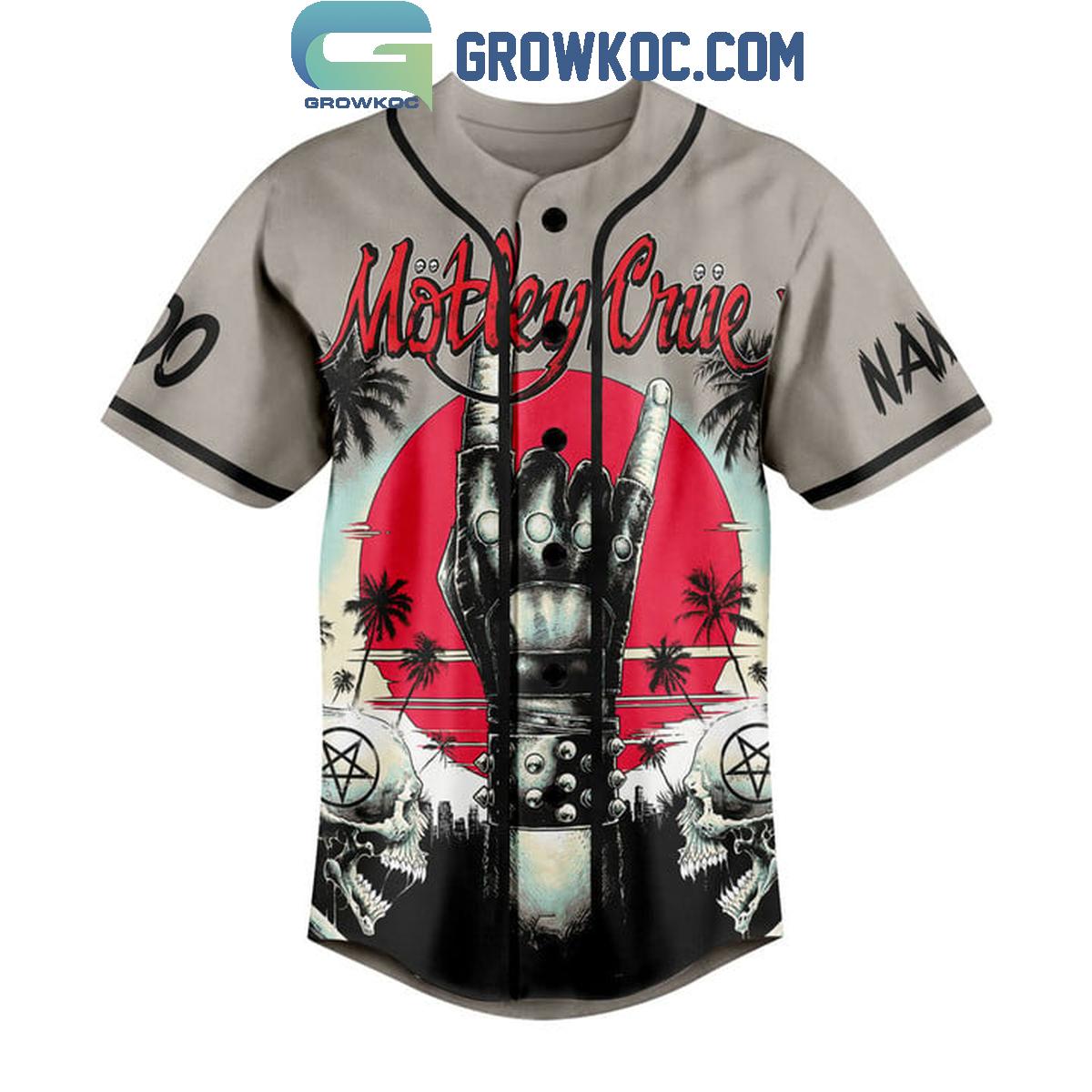 Motley Crue Dogs Of War Personalized Baseball Jersey