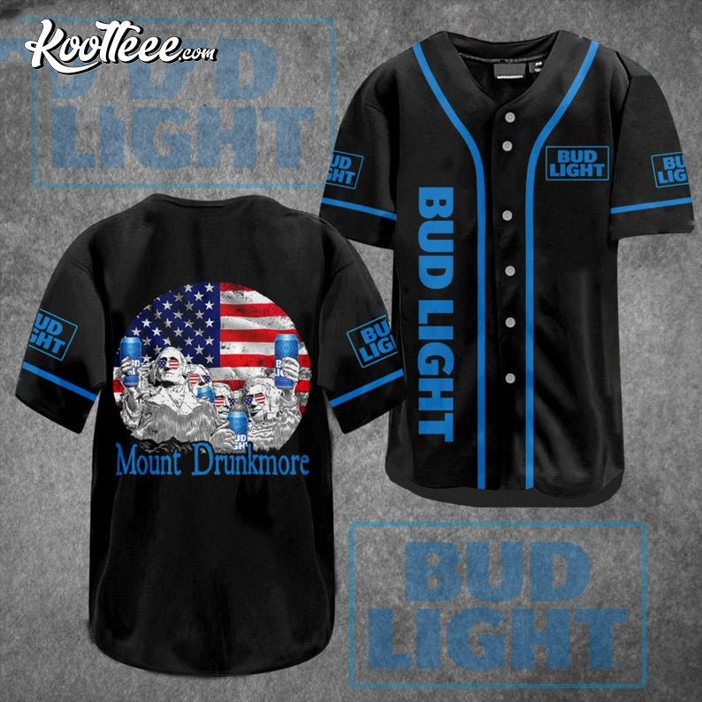Mount Drunkmore Bud Light Baseball Jersey