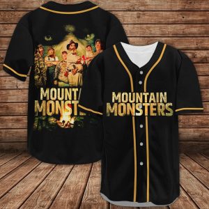 Mountain Monsters Jersey Baseball Shirt, Mountain Monsters Movie Shirt