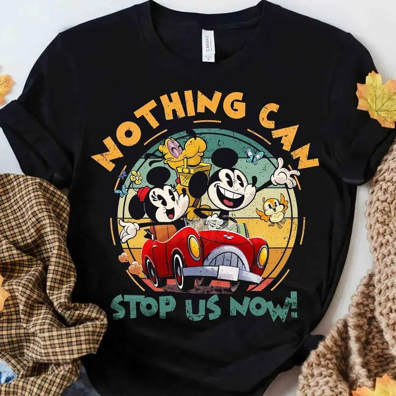 Mouse Runaway Railway Nothing Can Stop Us Now Tshirt Sweatshirt, Magic Kingdom Family Vacation Holiday Gift Shirt Hoodie