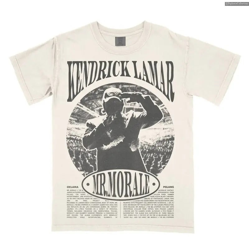 Mr. Morale Kendrick Lamar Vintage T-shirt, K DOT Merch, Rap Streetwear Unisex Gift Concert Tee Shirt , Global Trending...