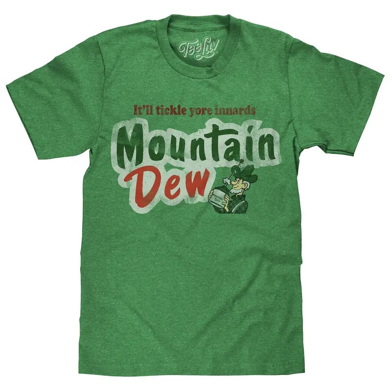 Mt. Dew It'll Tickle Your Innards T-Shirt - Green Hoodie, Sweatshirt | WearSparks.com