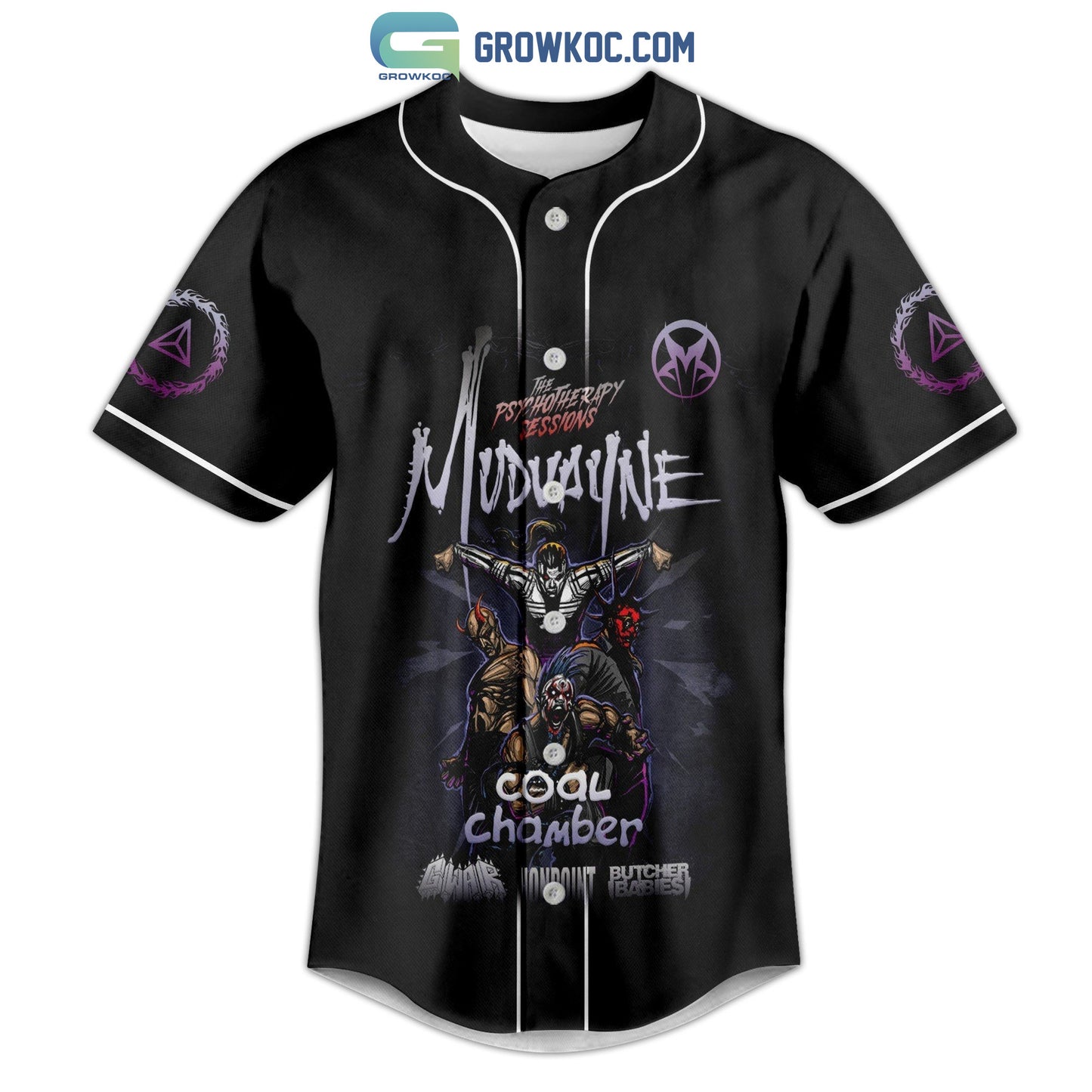Mudvayne The Psychotherapy Sessions Baseball Jersey