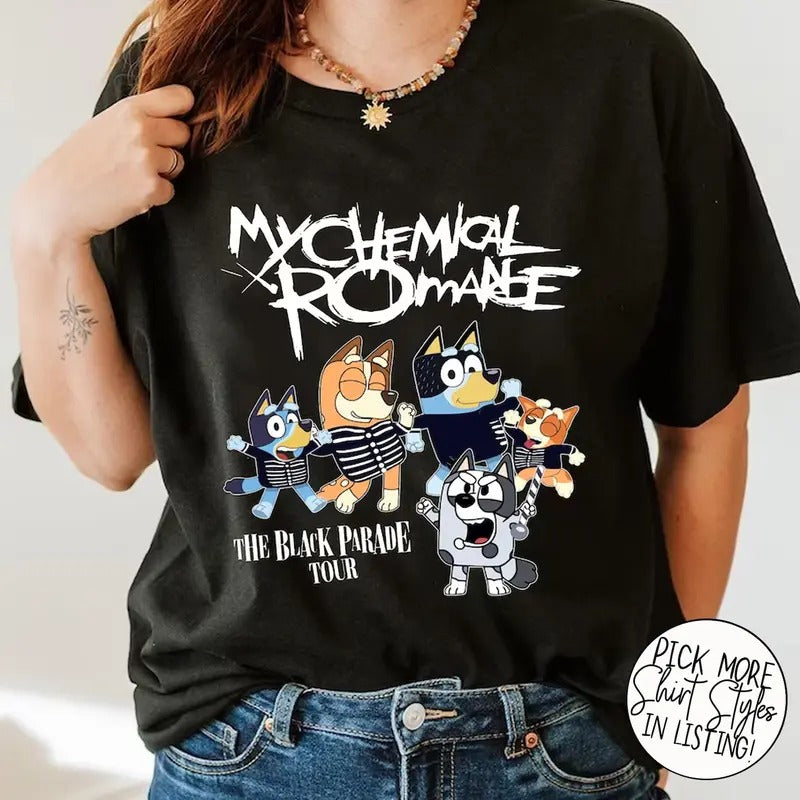 Muffin My Chemical Romance Sweatshirt, My Chemical Romance Muffin T-Shirt, Bluey Dog Muffin Sweater, Muffin Bluey...