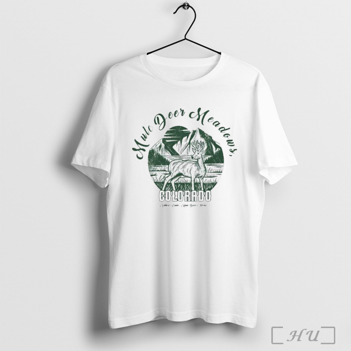 Mule Deer Meadows Colorado T Shirt