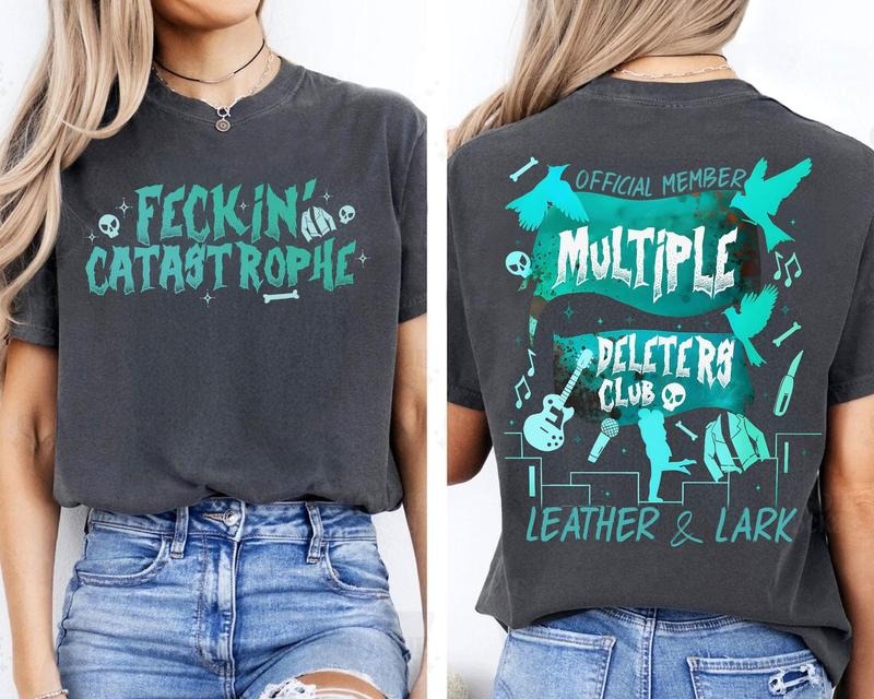 Multiple Deleters Club T-Shirt ,Feckin Catastrophe Sweatshirt, Leather And Lark Hoodie, Dark Romance Tee | WearSparks.com