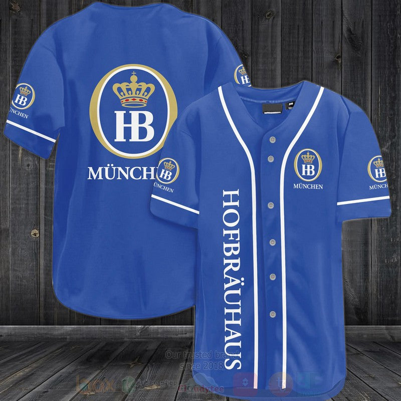 FASHION Munchen Hofbrauhaus Baseball Jerseys Botton Shirt