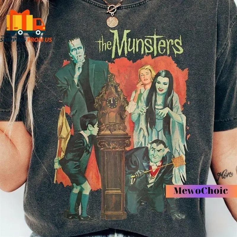 Munster Shirt, Frankenstein Shirt, The Munster Sweatshirt, Horror Movie T-Shirt Hoodie | WearSparks.com