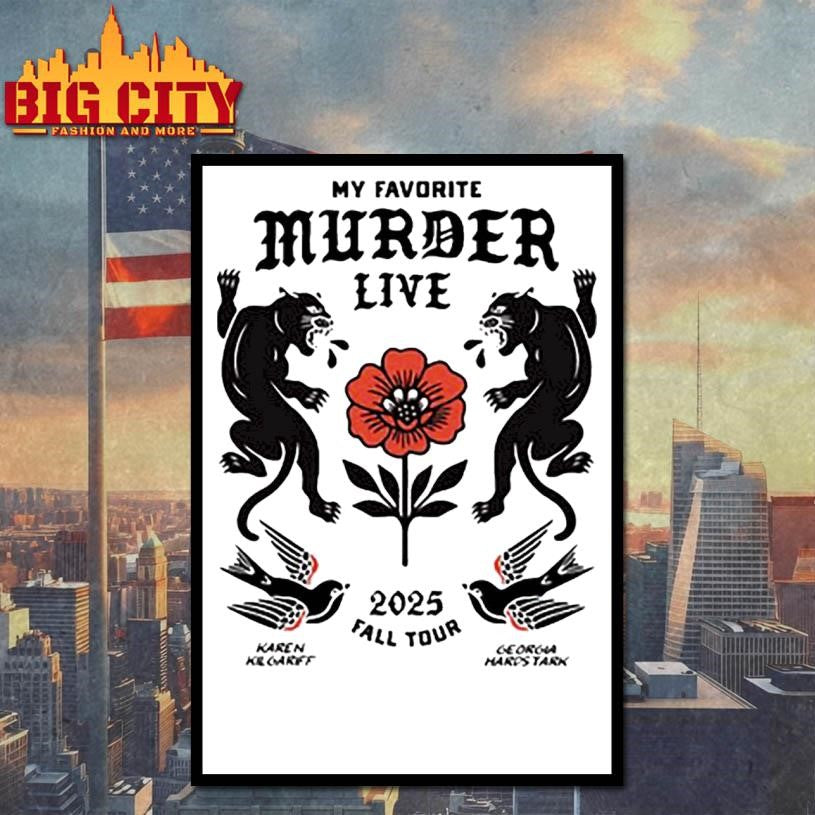 Murder 2025 tour shirt