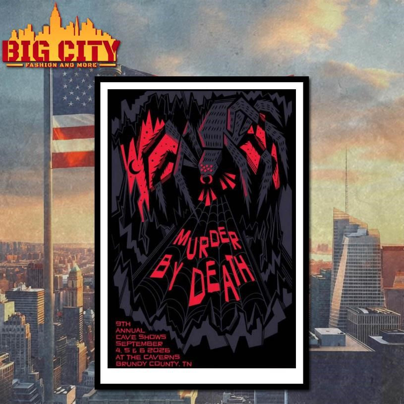 Murder By Death Grundy County Tour Sept 4-6 2026 Poster Shirt