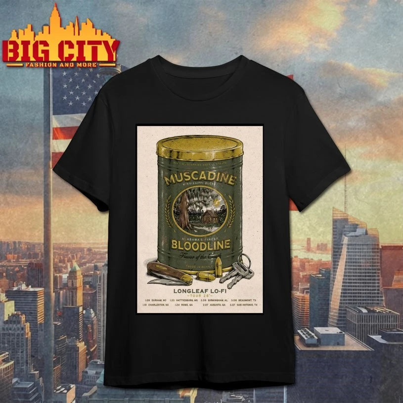 Muscadine Bloodline Longleaf Lo-Fi 2026 Shows Poster shirt
