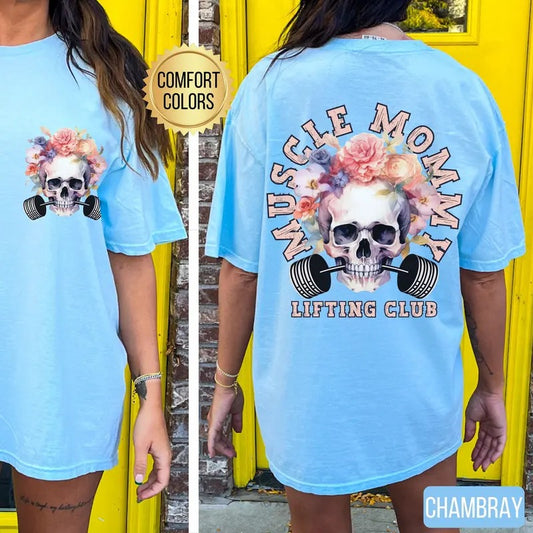Muscle Mommy Lifting Club Shirt s Muscle Mom Crew Pump Cover Womens Workout Shirt Gift For Gym Lovers Mother's Day Shirt...