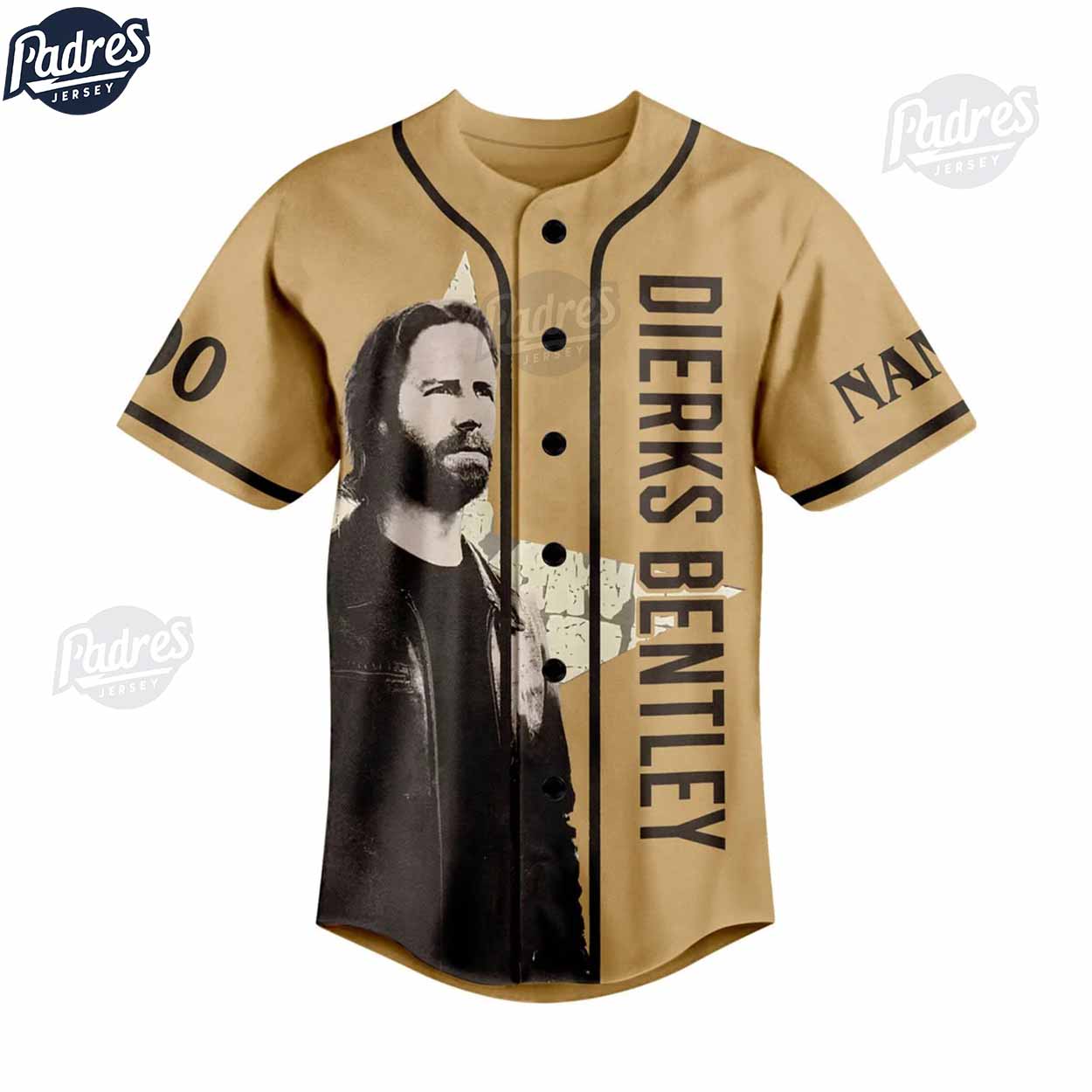 Music Dierks Bentley Tour 2024 Custom Baseball Jersey - Padres Jersey Oasis: Elevate Your Baseball Style Game... (Image 2)