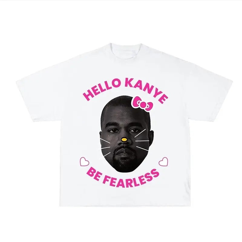 Music Trend Pink Kitty Graphic Tee Hoodie, Sweatshirt | WearSparks.com