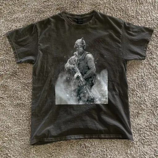 Mw2 2009 Ad Campaign Tshirt, Black Tee Retro Vintage Tee, Y2k Shirt, Unisex T-Shirt, Gift For Men Women Hoodie, Sweatshirt
