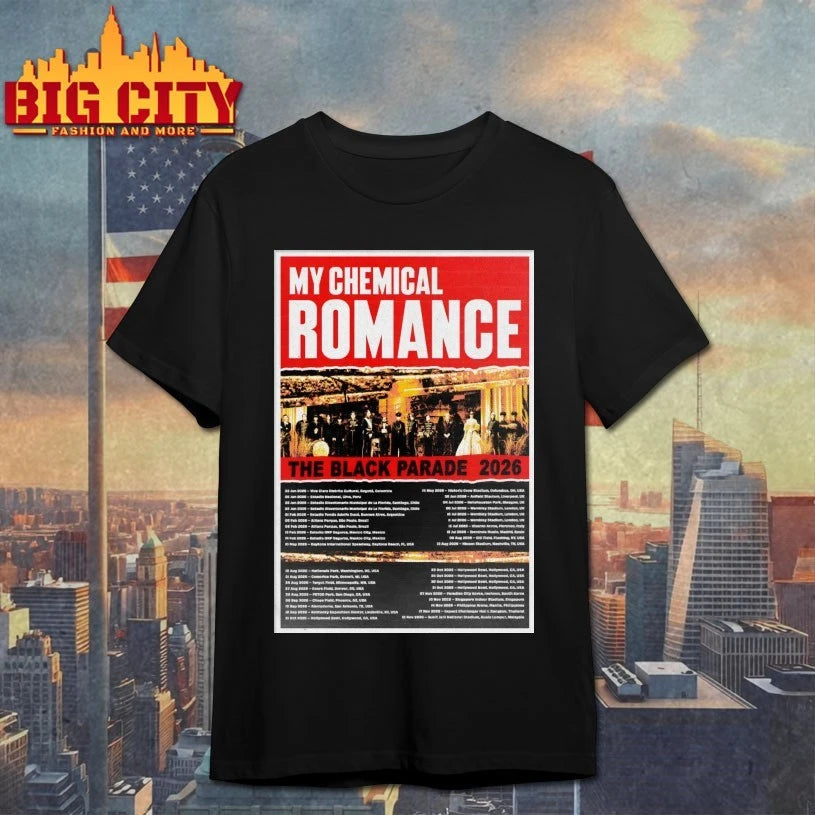 My Chemical Romance The Black Parade 2026 Shows Poster shirt