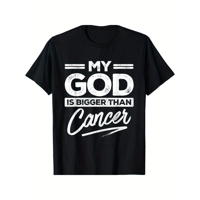 My God Is Bigger Than Cancer Chemotherapy Tumor Survivor T-Shirt Made in USA Hoodie, Sweatshirt | WearSparks.com