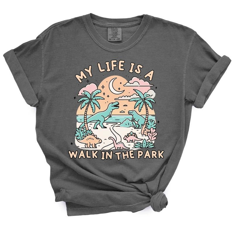 My Life Is A Walk In The Park TShirt - Casual Summer Top For Moms Hoodie, Sweatshirt | WearSparks.com