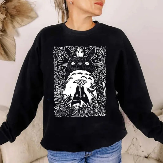My Neighbour Totoro Tshirt Sweatshirt, Studio Ghibli T-Shirt Sweatshirt, Birthday Gifts Anime Manga Lovers, Studio Ghibli...