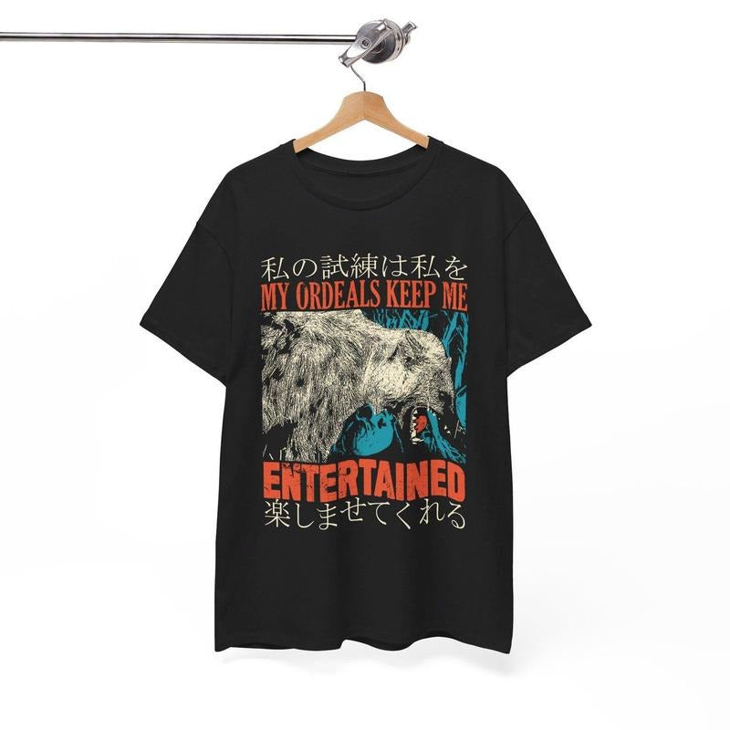 My Ordeals Vintage Japanese Hyena T-Shirt Hoodie, Sweatshirt | WearSparks.com