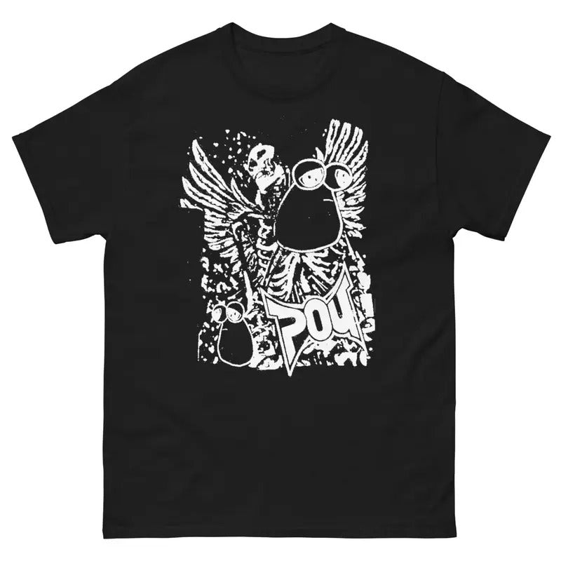 My Pet Alien Pou Domo Cyber Y2K Tapout  amity affliction Tapout Mma Menswear Top Underwear Tshirt Streetwear Man Tropical...