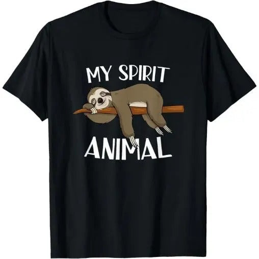 My Spirit Animal is a Sloth T-Shirt Made in USA Hoodie, Sweatshirt | WearSparks.com