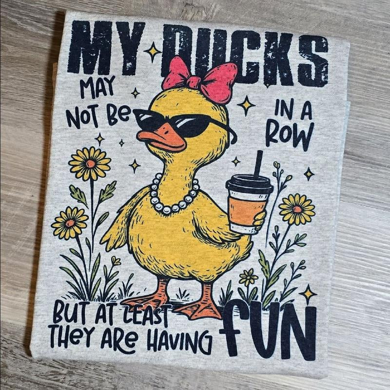 My ducks may not be in a row but atleast they are having fun T-Shirts, Hoodie, Sweatshirt | WearSparks.com