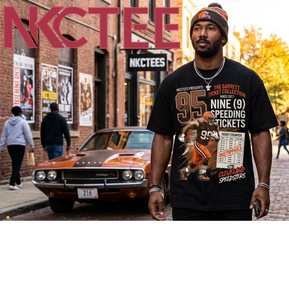 Myles Garrett Ticket Collection 9 Tickets, 0 Brakes Streetwear Tee