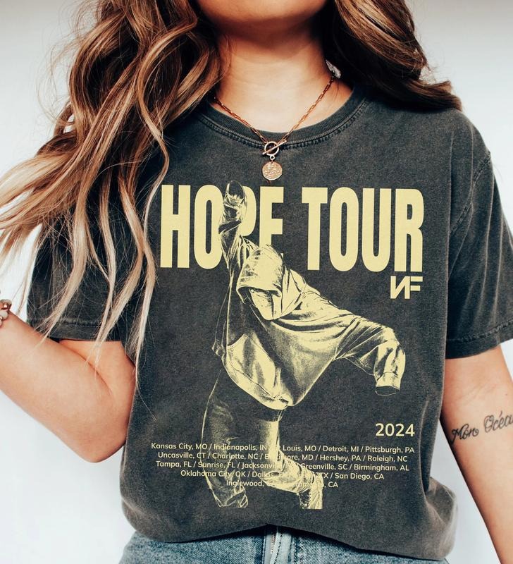 N.F Hope Tour Shirt, N.F Tour Merch Shirt, N.F Concert Tour T Shirt, 2024 Shirt, Unisex T-Shirt, Gifts For Family...