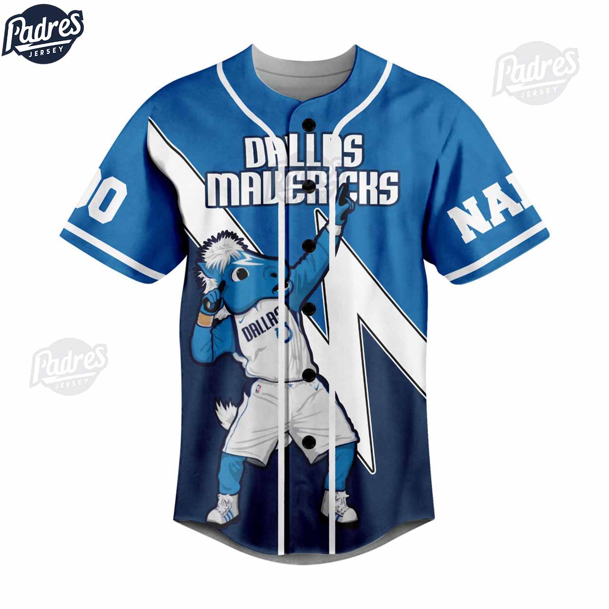 NBA Dallas Mavericks Western Conference Champions 2024 Custom Baseball Jersey - Padres Jersey Oasis: Elevate... (Image 2)