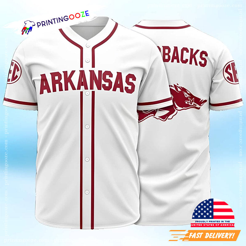 NCAA Arkansas Razorbacks Baseball Jersey