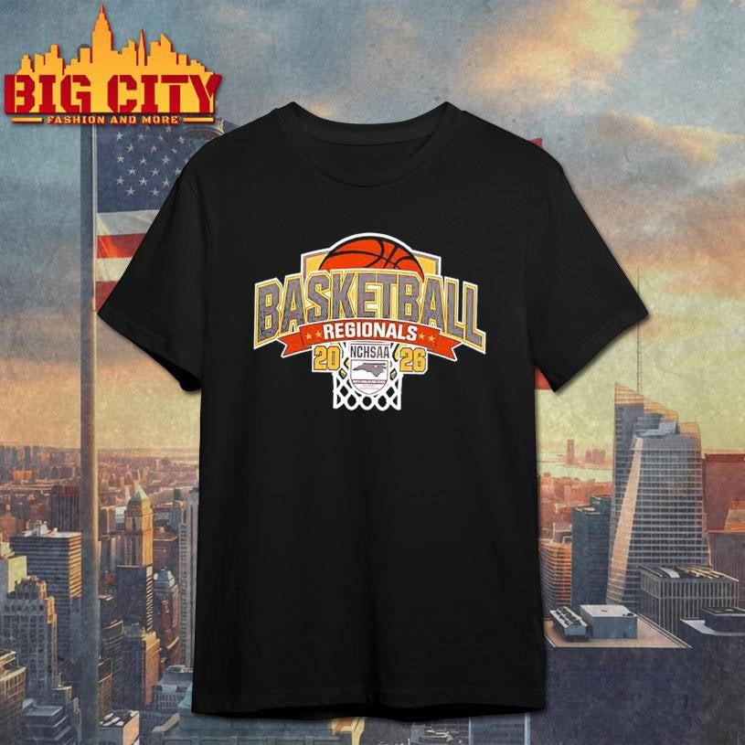 NCHSAA Basketball Regionals 2026 logo Shirt