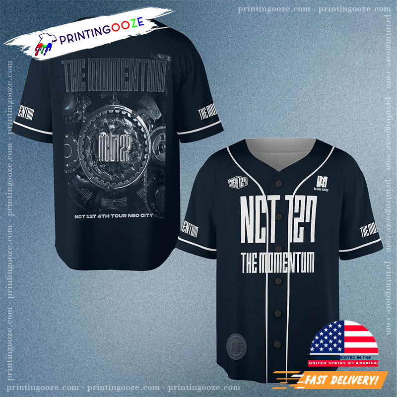 NCT 127 The Momentum Tour 2025 Baseball Jersey