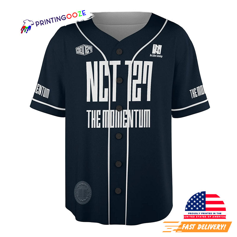 NCT 127 The Momentum Tour 2025 Baseball Jersey