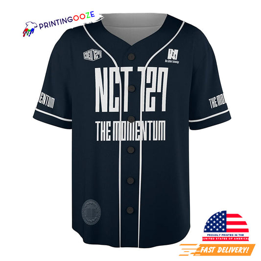 NCT 127 The Momentum Tour 2025 Baseball Jersey