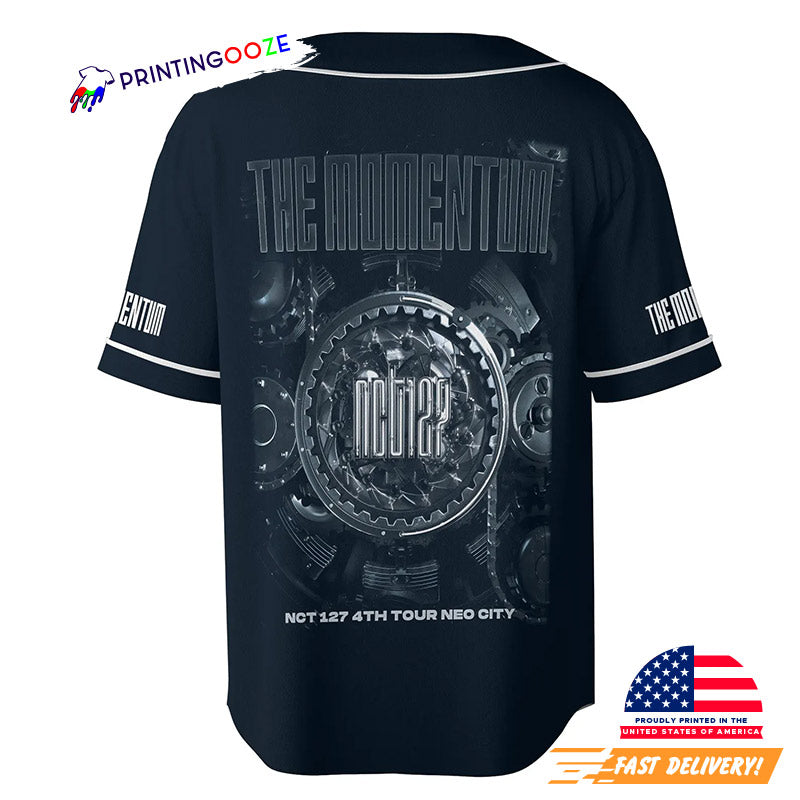 NCT 127 The Momentum Tour 2025 Baseball Jersey