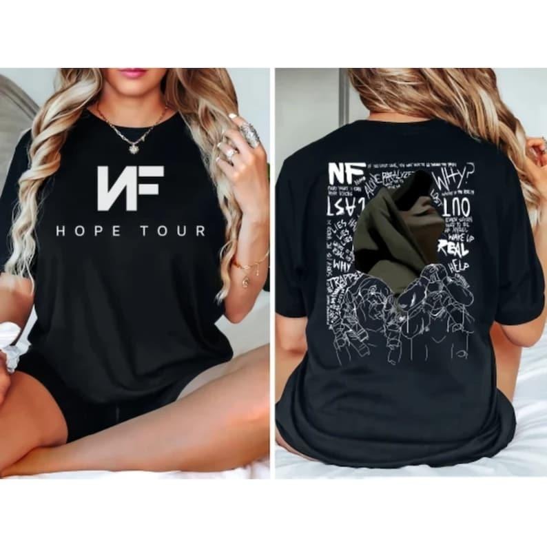 NF Hope Concert 2024 Sweatshirt, Nf Rapper Shirt, 2024 Tour Hoodie, Fan Gifts | WearSparks.com